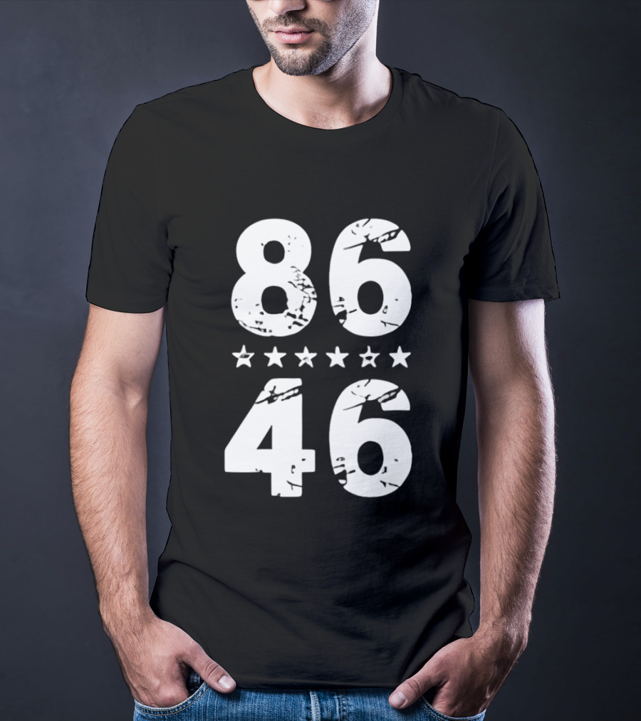 Impeach Biden 8646 86 46 Stars T-Shirt