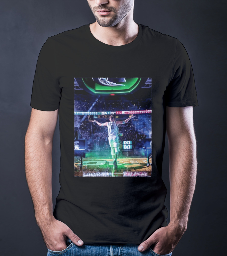 Jaxon Kohler Michigan State Spartans Basketball 2026 Celebration T-Shirt