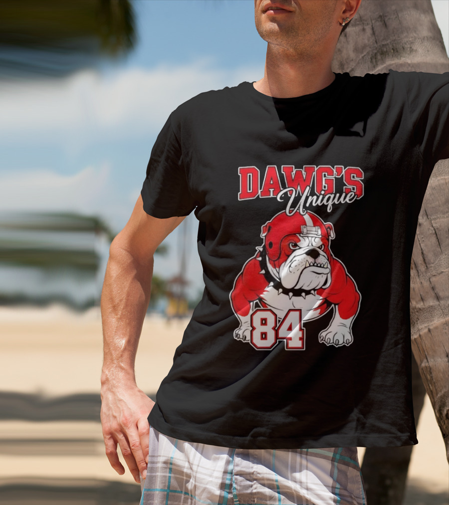 Ladd McConkey 84 Georgia Bulldogs Dawg's Unique Football Fan Gear T-Shirt