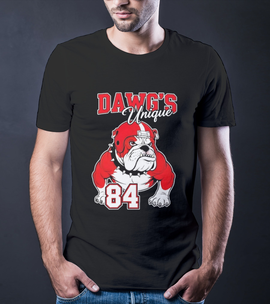 Ladd McConkey 84 Georgia Bulldogs Dawg's Unique Football Fan Gear T-Shirt