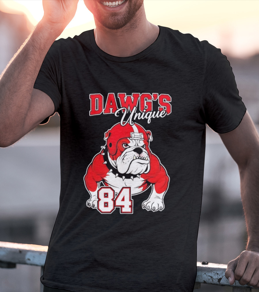Ladd McConkey 84 Georgia Bulldogs Dawg's Unique Football Fan Gear T-Shirt