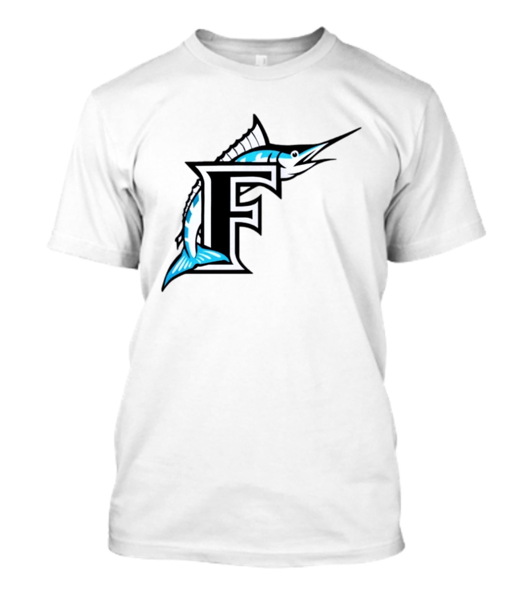 Florida Marlins Vintage F Logo Marlin T-Shirt