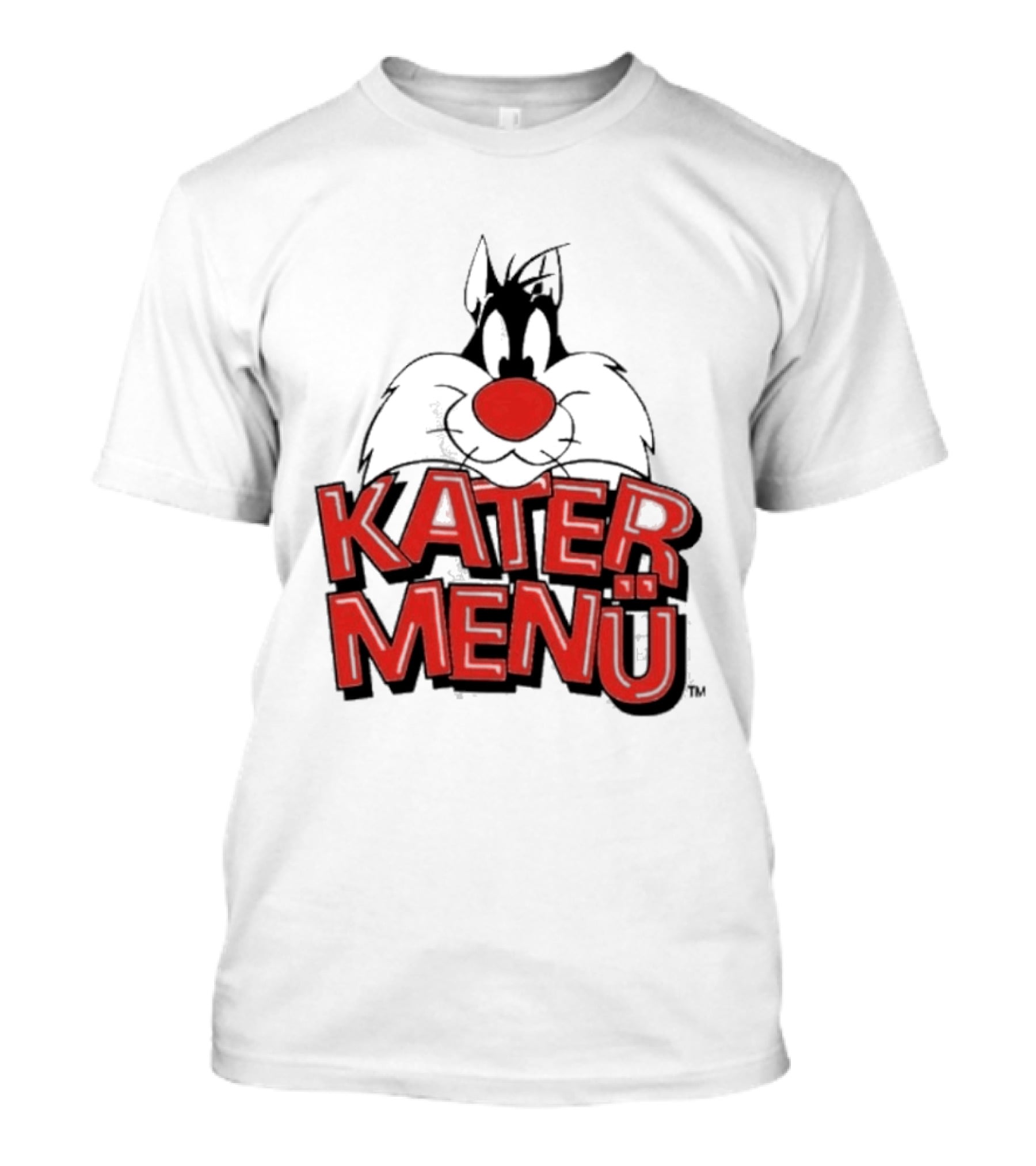 Kater Menü White Cat T-Shirt