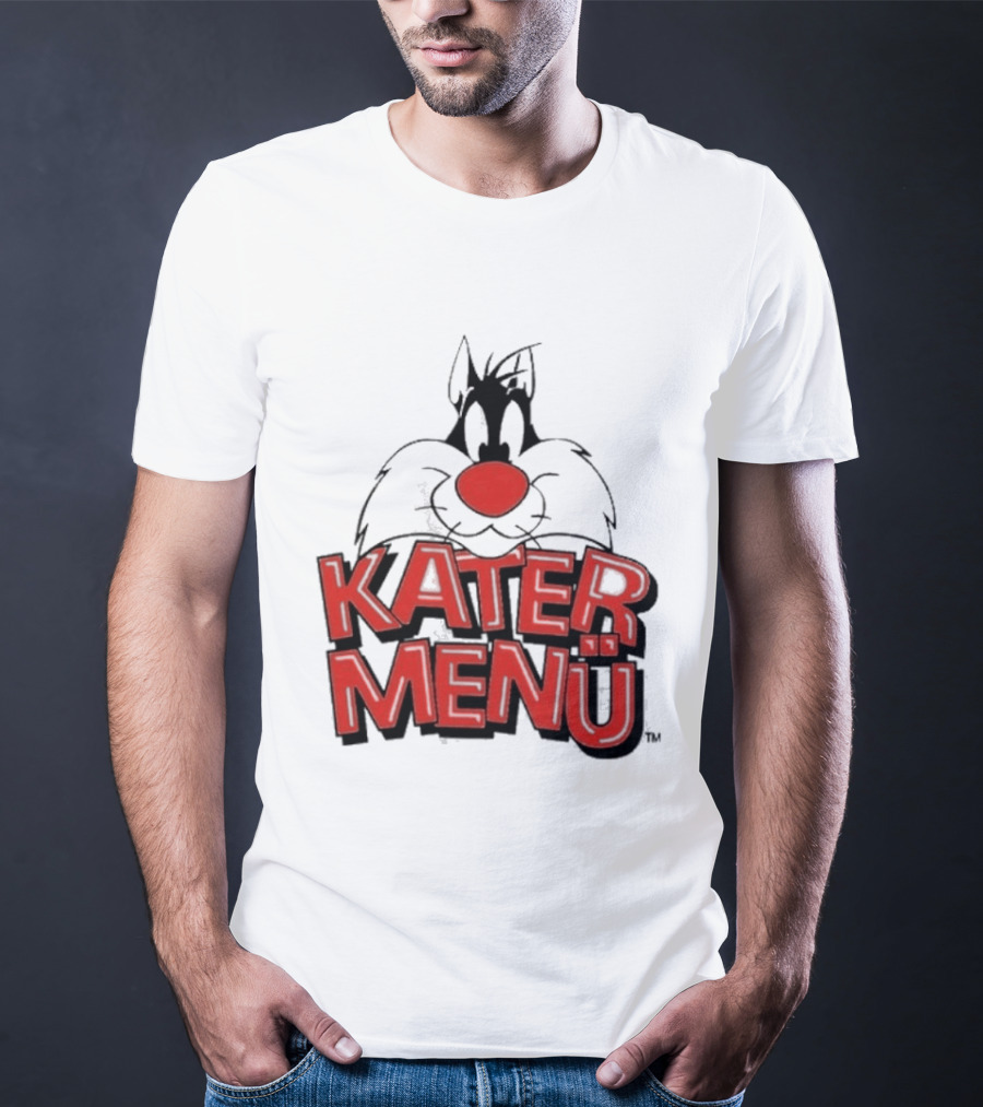 Kater Menü White Cat T-Shirt