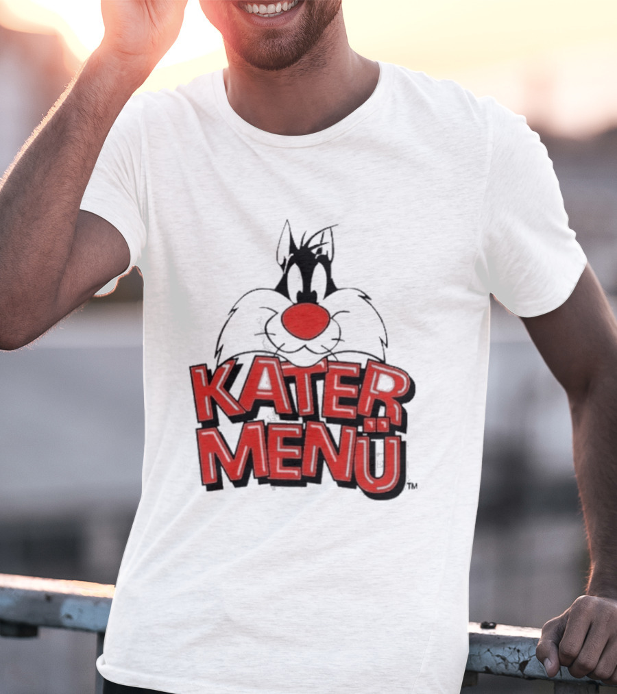 Kater Menü White Cat T-Shirt
