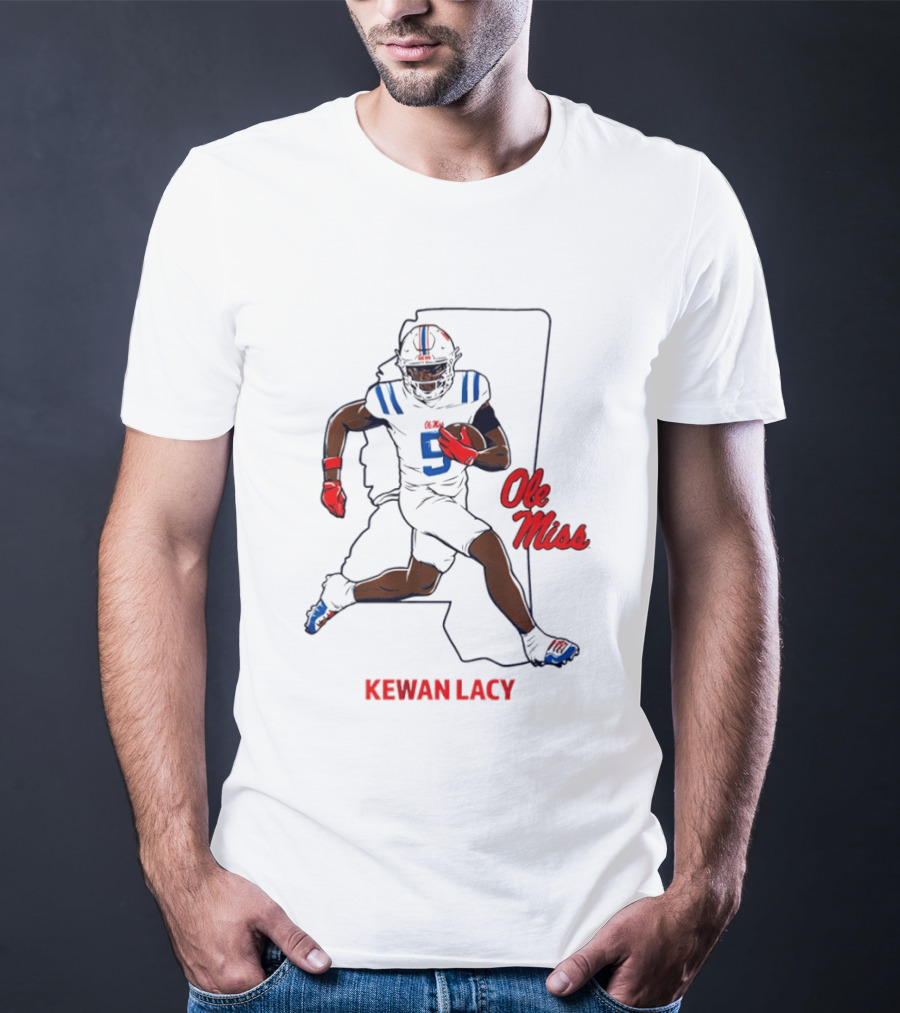 Kewan Lacy Ole Miss Rebels Football State Star Game Day 2026 T-Shirt