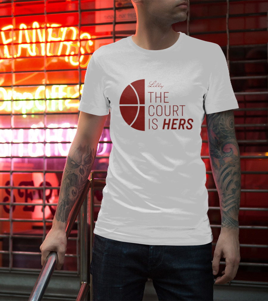 Lilly The Court Is Hers Basketball T-Shirt