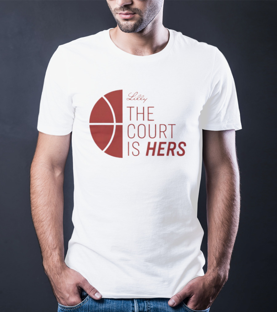 Lilly The Court Is Hers Basketball T-Shirt
