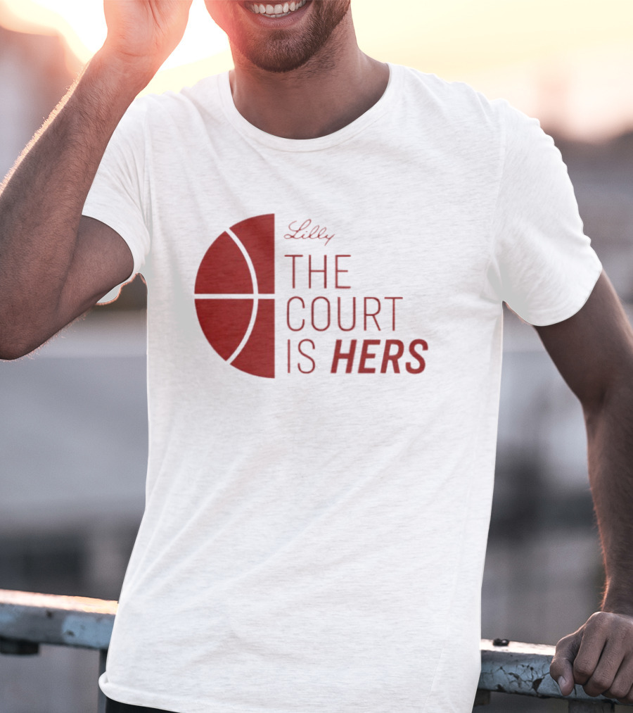 Lilly The Court Is Hers Basketball T-Shirt