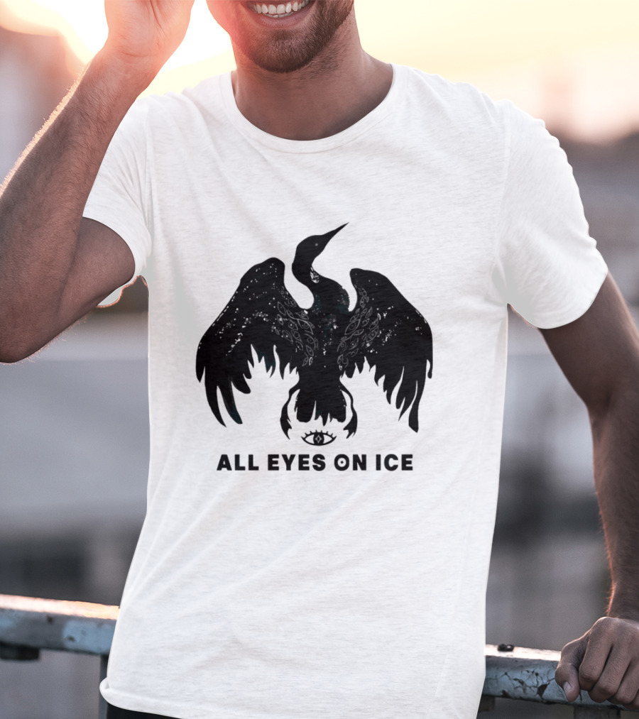 All Eyes On ICE Minnesota Rebel Loon Bird T-Shirt