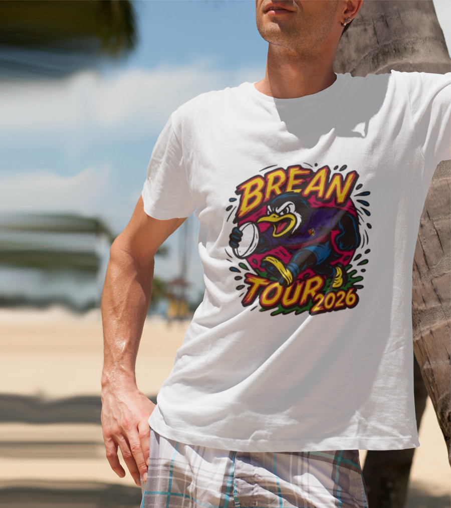 Brean Tour 2026 Rugby Mascot Dynamic T-Shirt