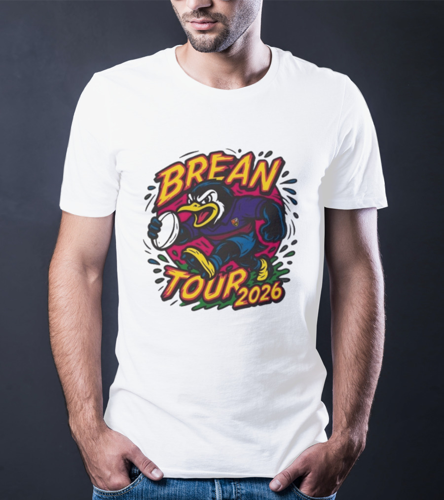Brean Tour 2026 Rugby Mascot Dynamic T-Shirt