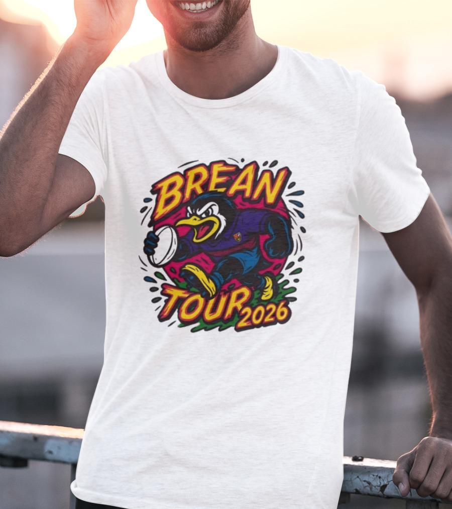 Brean Tour 2026 Rugby Mascot Dynamic T-Shirt