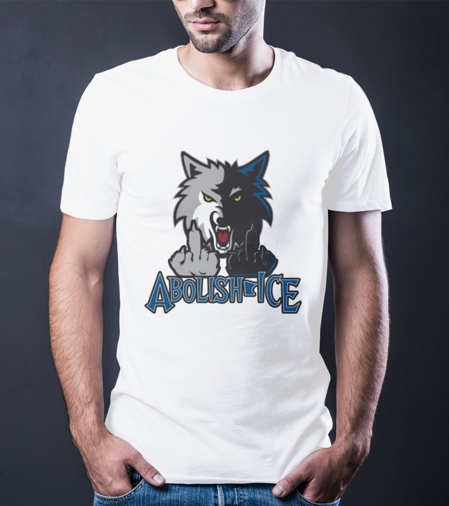 Minnesota Wolves Abolish Ice Wolves T-Shirt