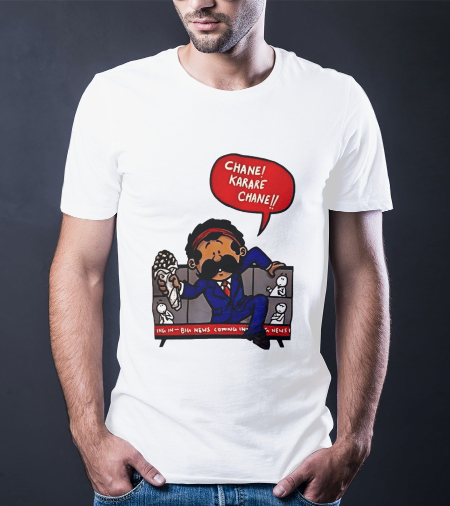 Chane Karare Chane Comic News Character Speech Bubble T-Shirt
