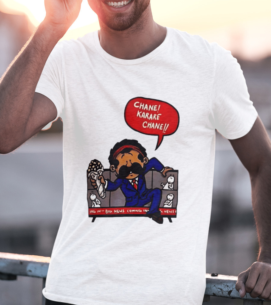Chane Karare Chane Comic News Character Speech Bubble T-Shirt