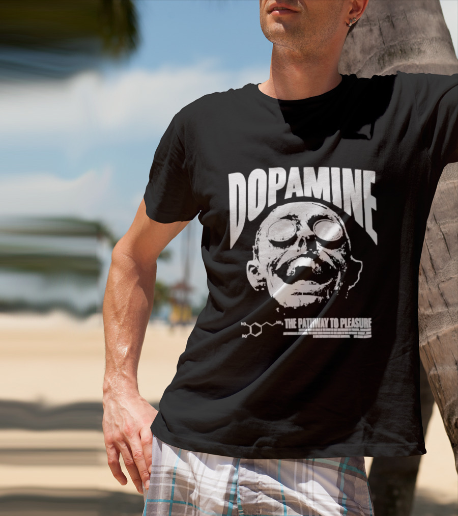 Dopamine The Pathway To Pleasure Molecular Formula Head T-Shirt