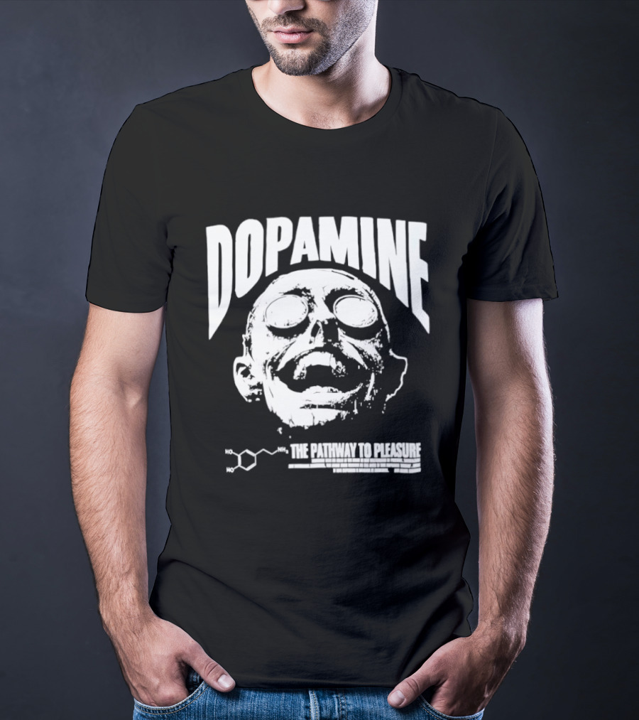 Dopamine The Pathway To Pleasure Molecular Formula Head T-Shirt