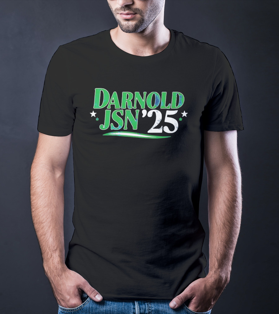 Darnold JSN '25 Stars Green And White T-Shirt