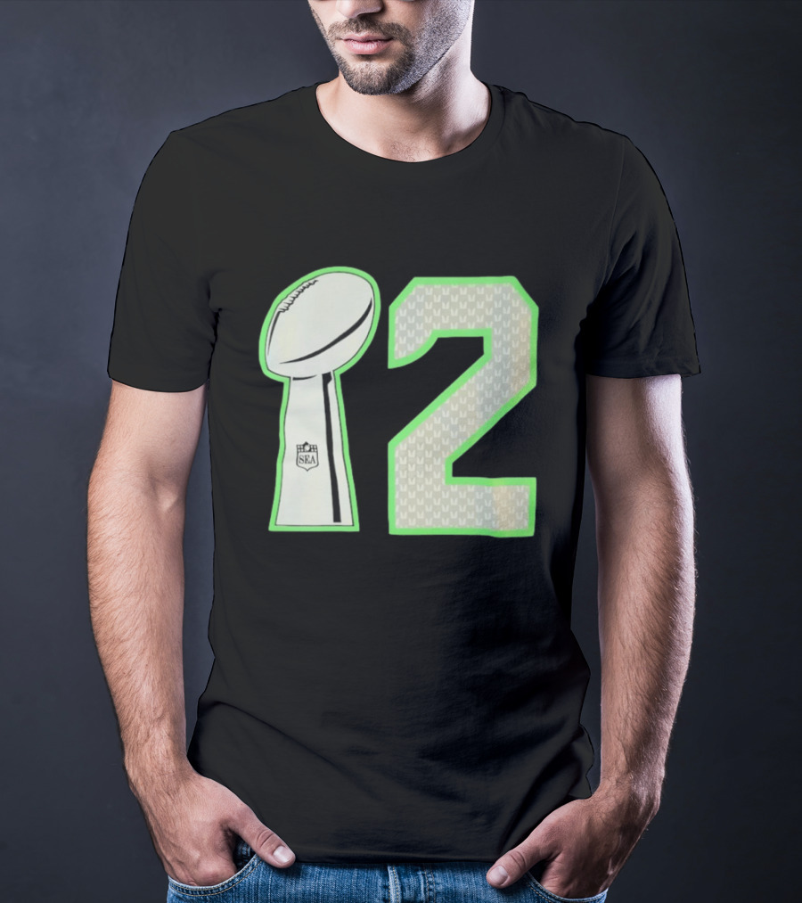 Seattle Seahawks SEA 12 Football T-Shirt