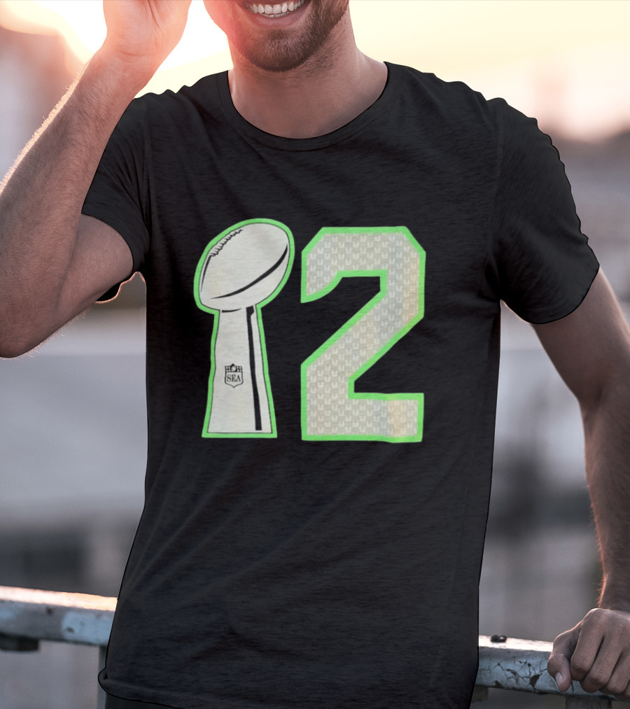 Seattle Seahawks SEA 12 Football T-Shirt