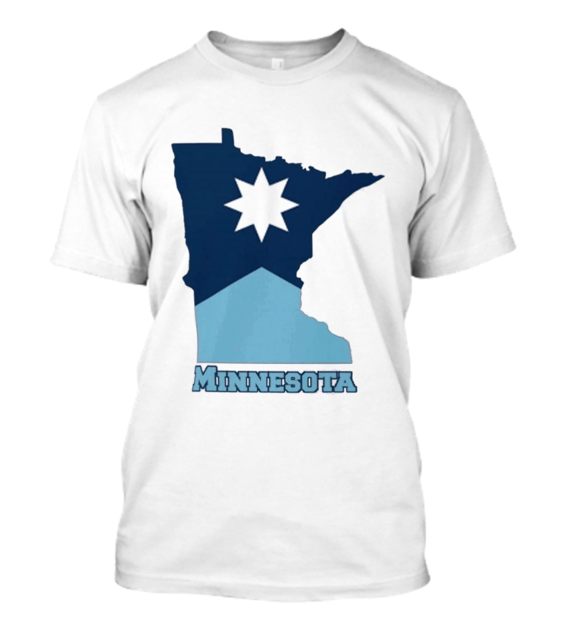 Minnesota Strong Star Map T-Shirt