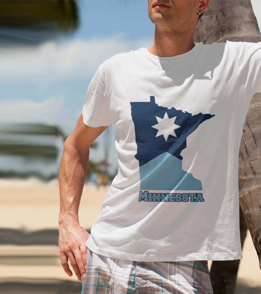 Minnesota Strong Star Map T-Shirt