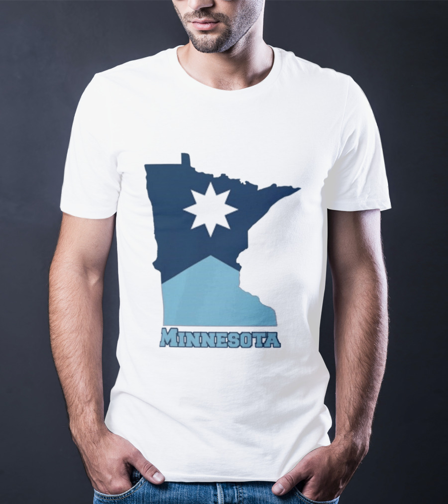 Minnesota Strong Star Map T-Shirt
