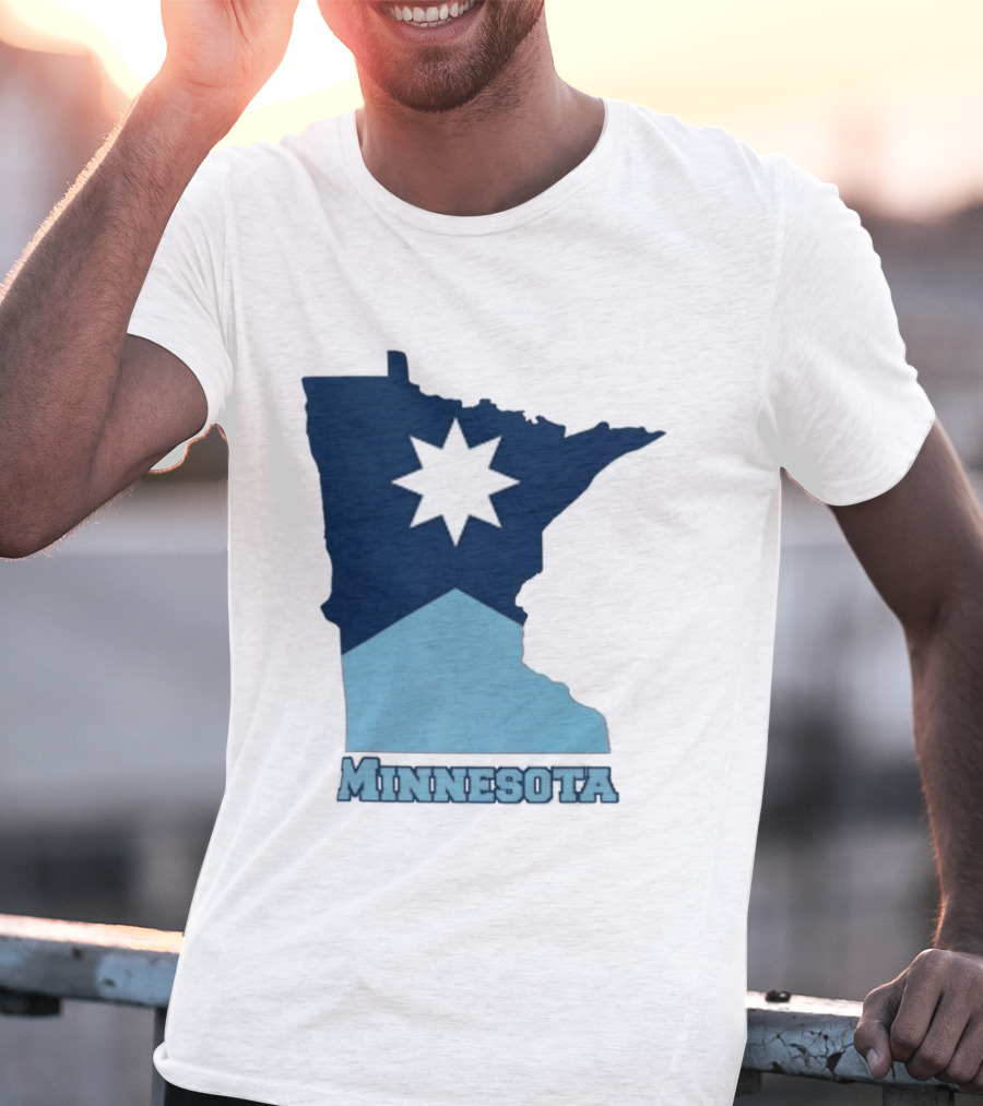 Minnesota Strong Star Map T-Shirt