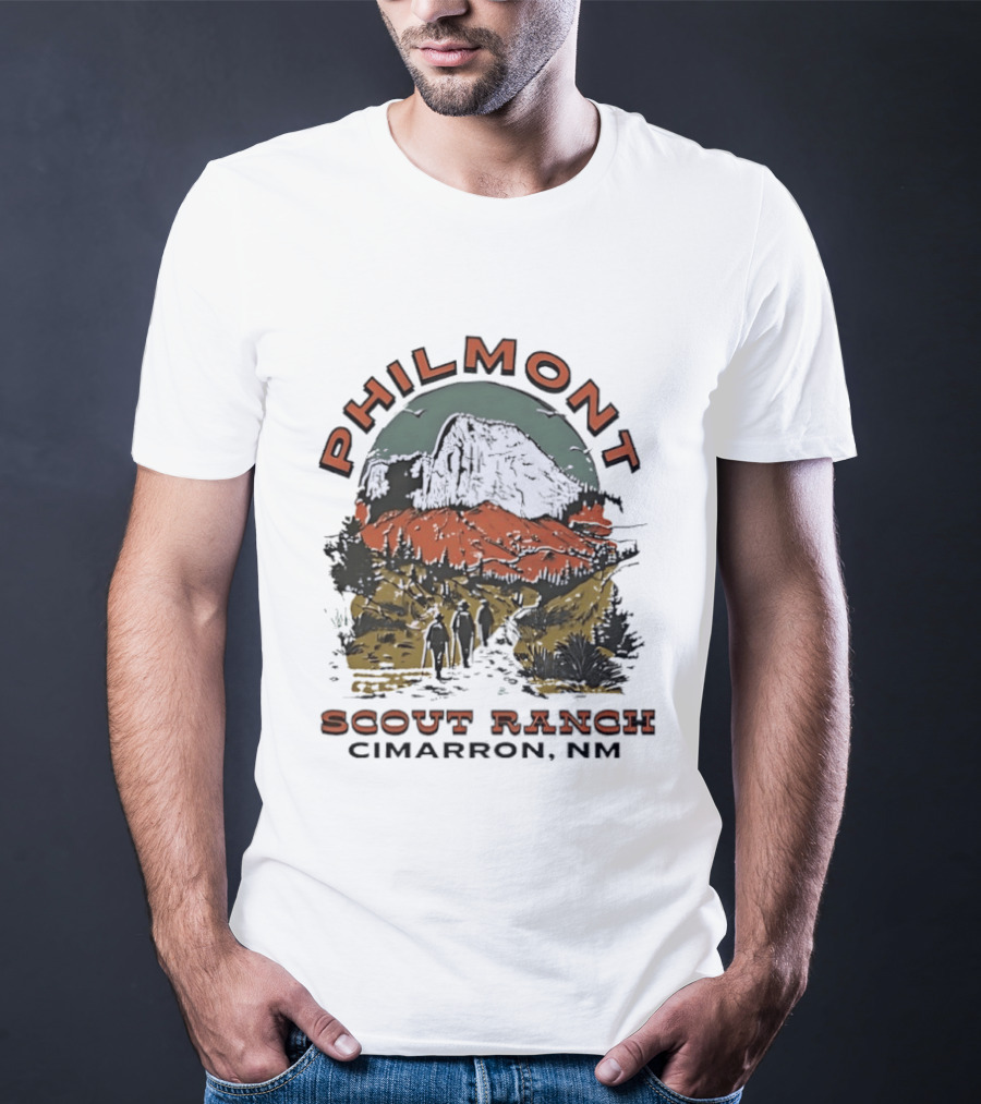 Philmont Scout Ranch Cimarron NM Iconic Mountain Landscape Adventure T-Shirt