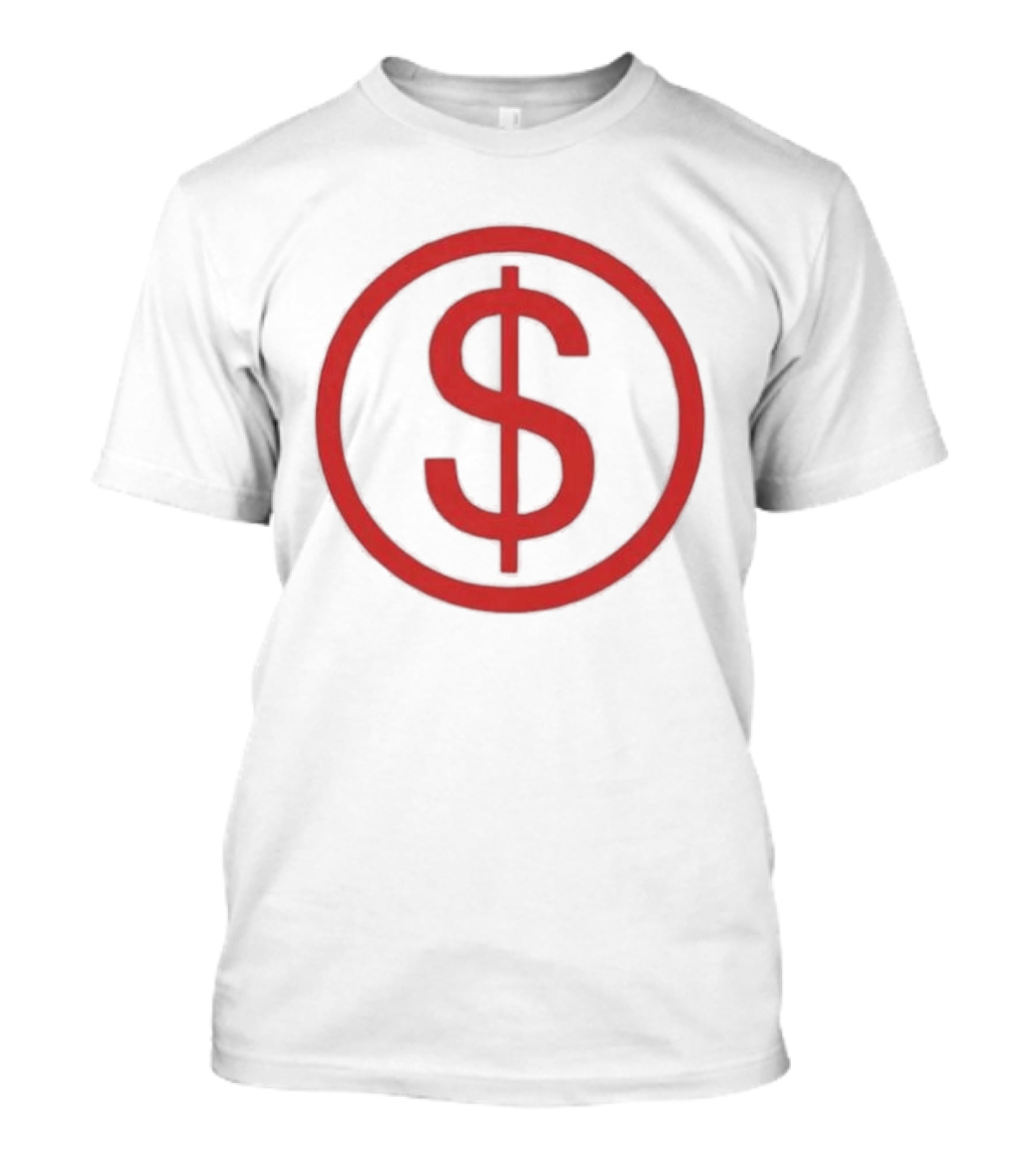 Slayyyter Red Dollar Sign Circle T-Shirt