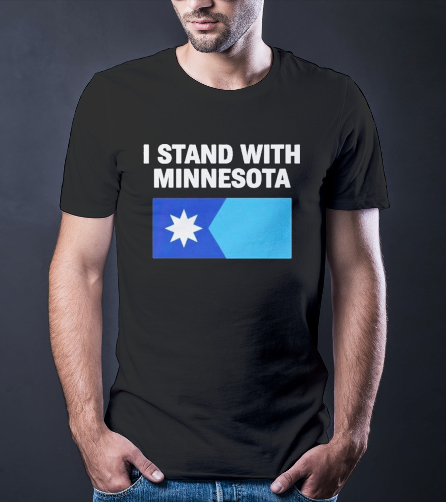 I Stand With Minnesota Flag Minnesota Strong T-Shirt