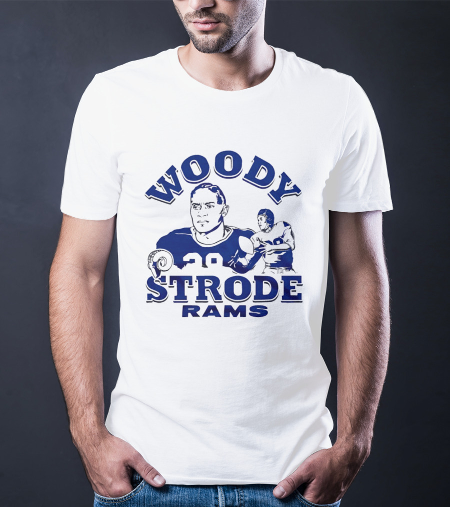 Los Angeles Rams Woody Strode Vintage Football Player T-Shirt
