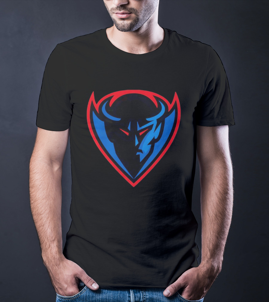 DePaul Blue Demons Iconic Logo Bold Centerpiece T-Shirt
