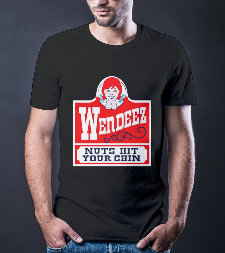 Wendeez Nuts Hit Your Chin Retro Fast Food T-Shirt