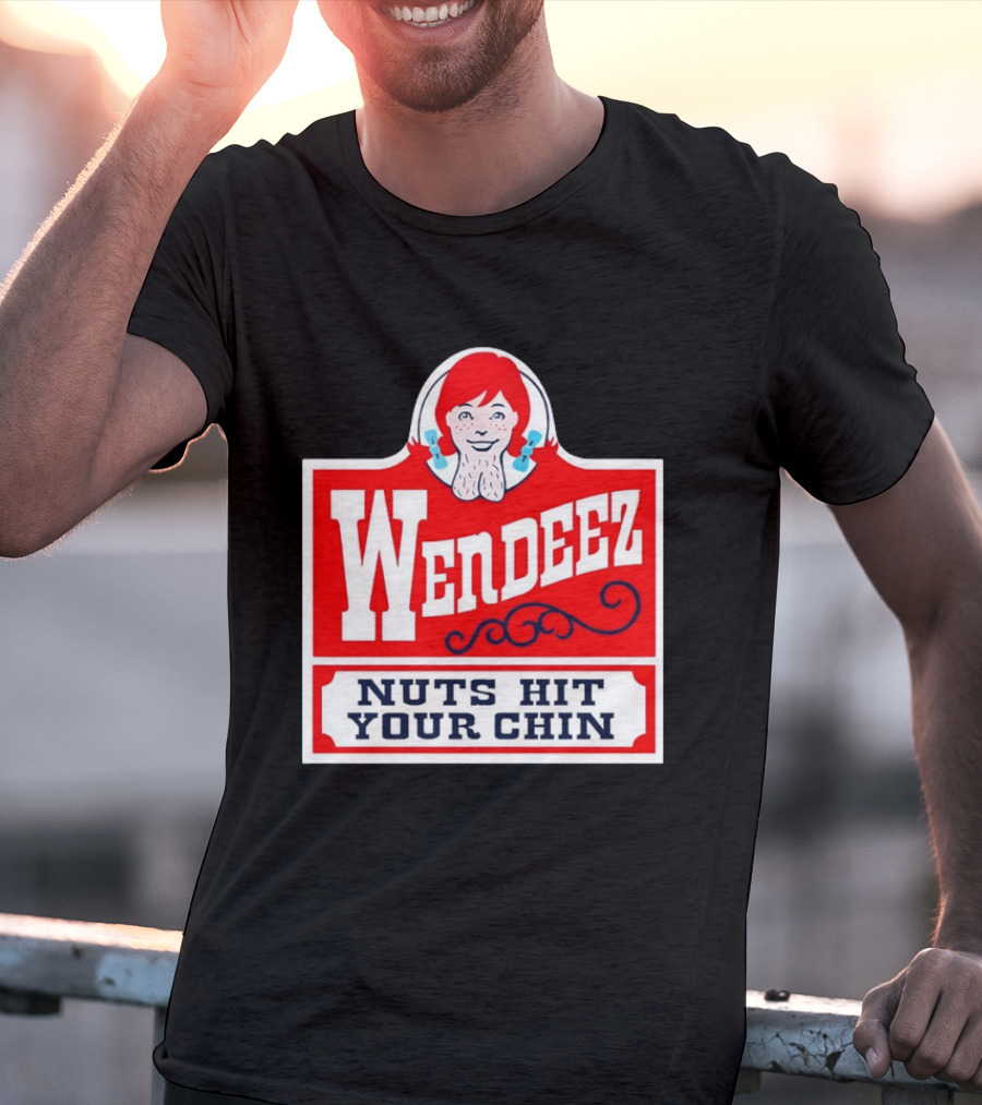 Wendeez Nuts Hit Your Chin Retro Fast Food T-Shirt