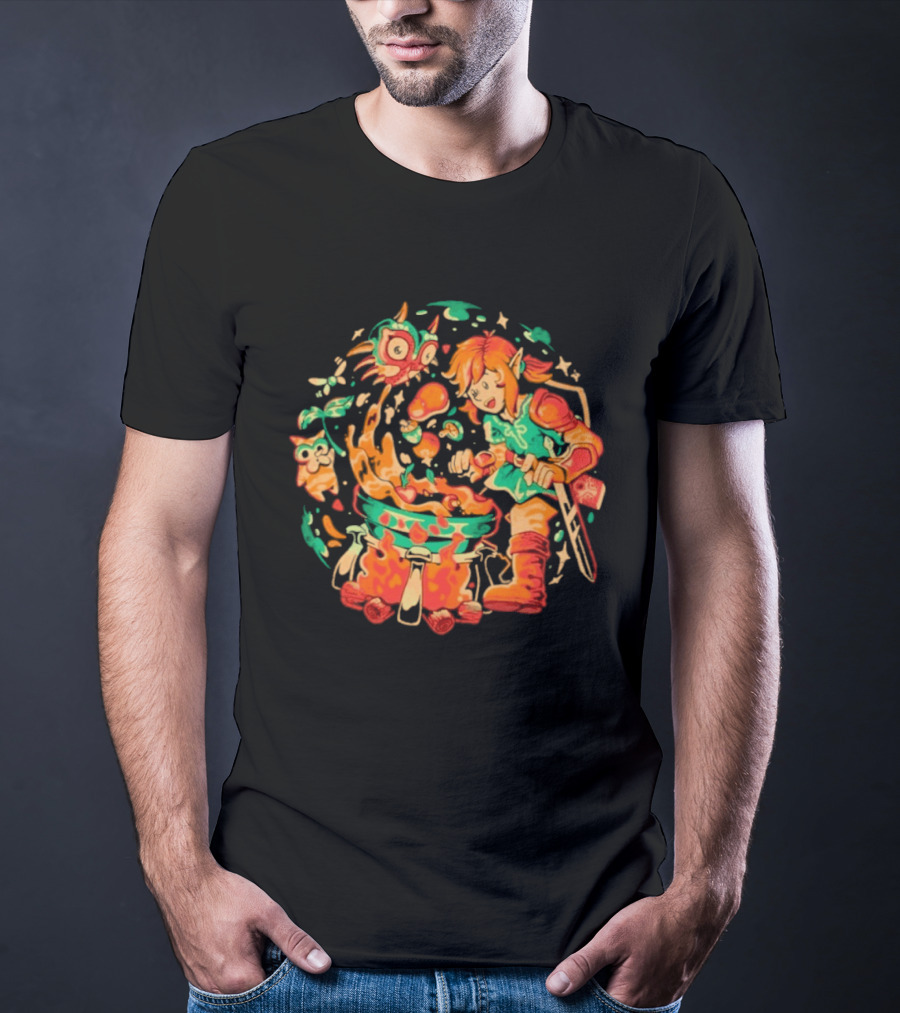 The Legend Of Stew Cooking Adventure Fantasy T-Shirt