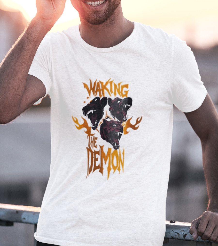 Waking The Demon Three Dog Heads T-Shirt