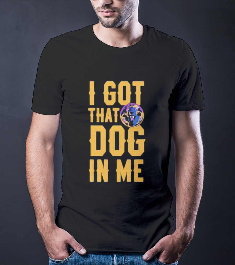 Michigan Dogmen I Got That Dog In Me Bold Team Spirit Rugged T-Shirt