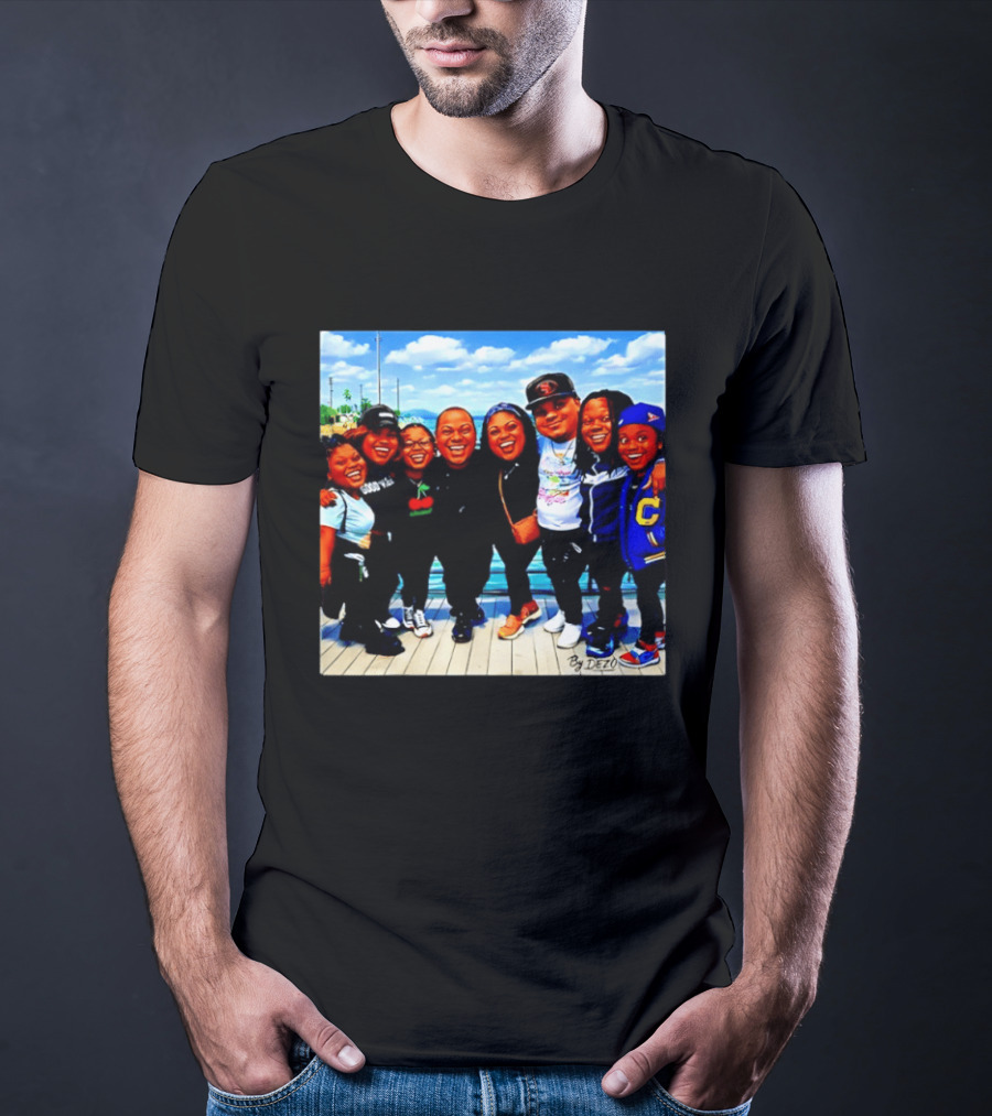 Family Bunch By Dezo Matching Crew Scenic Smiles T-Shirt