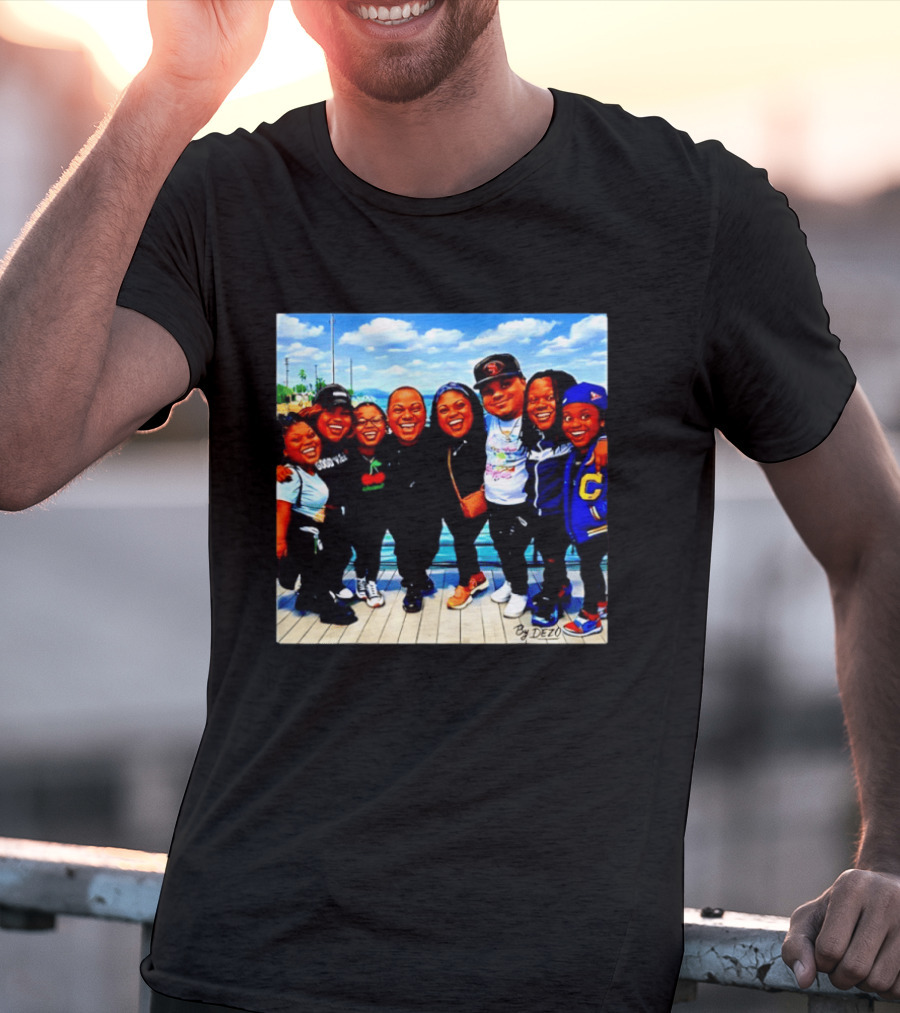 Family Bunch By Dezo Matching Crew Scenic Smiles T-Shirt