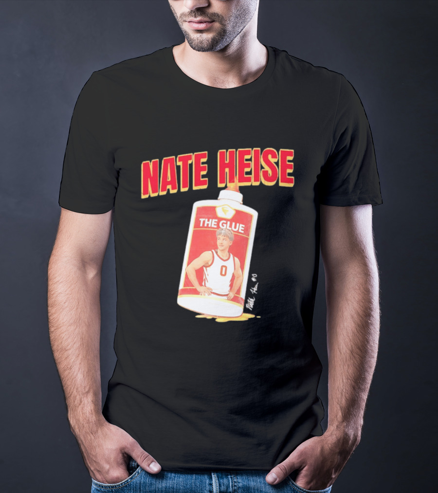 Nate Heise The Glue Bottle Basketball Player T-Shirt