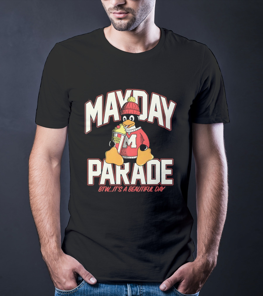 Penguin Mayday Parade BTW It's A Beautiful Day T-Shirt