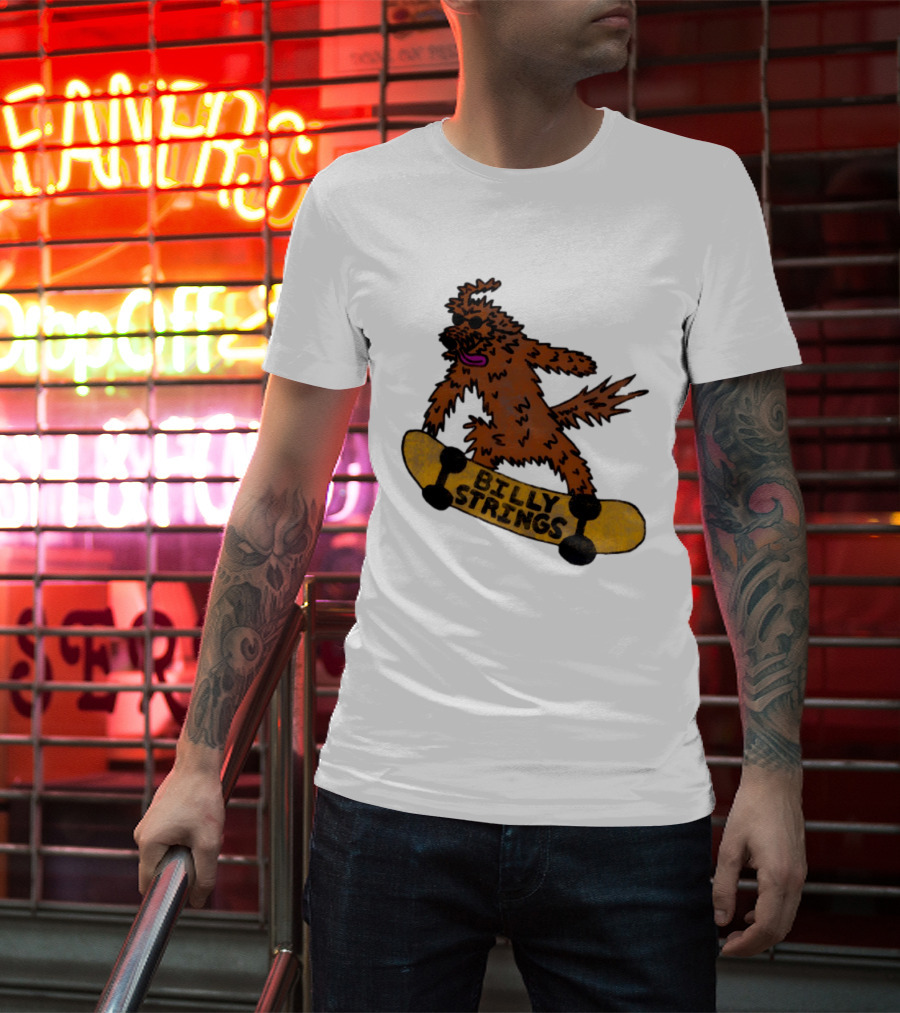 Billy Strings Skateboarding Dog T-Shirt