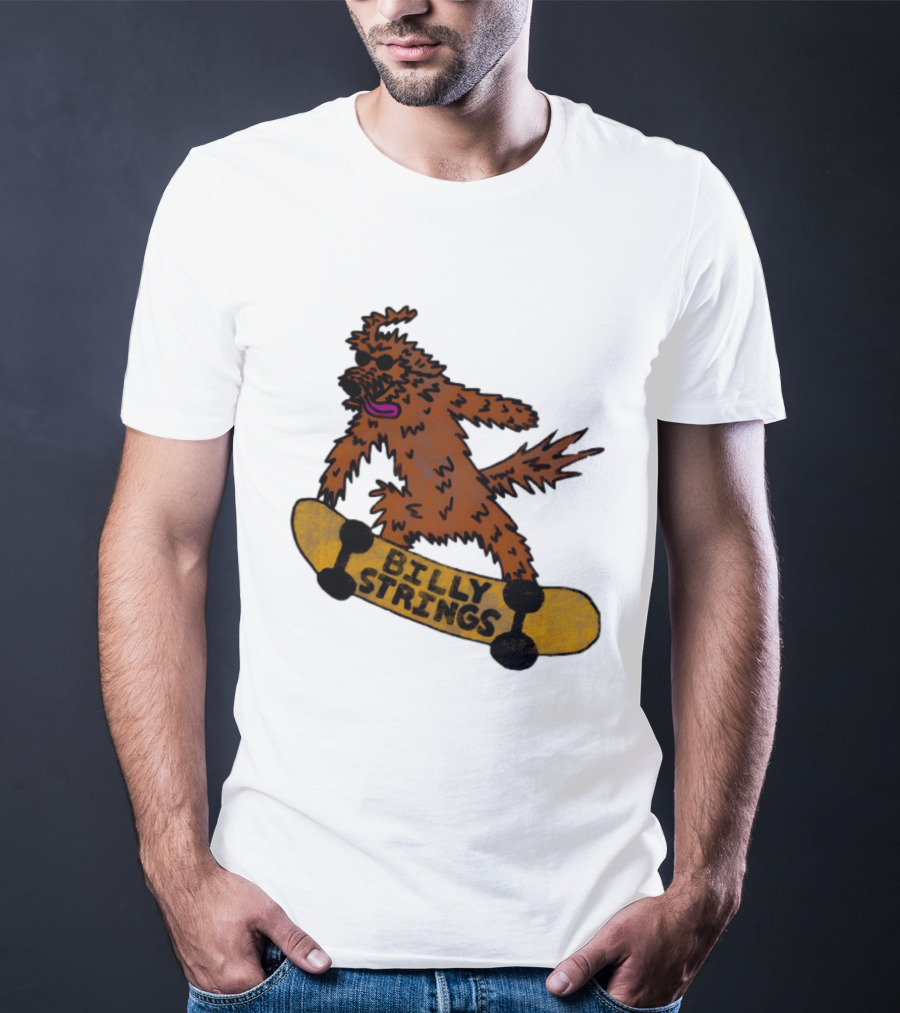 Billy Strings Skateboarding Dog T-Shirt