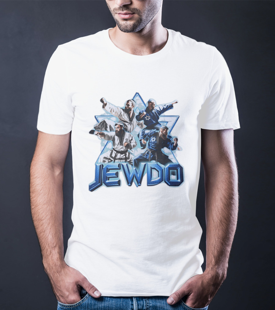 Jewdo Martial Arts Star Of David Karate Fighters T-Shirt