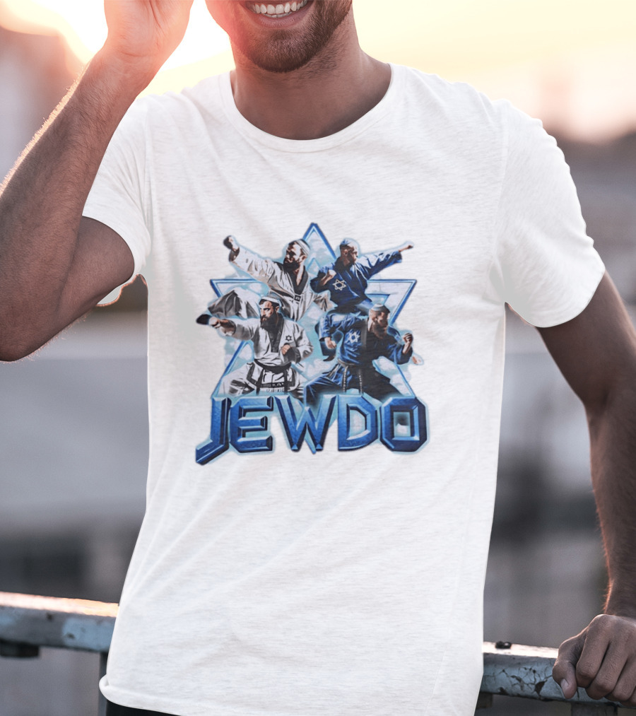 Jewdo Martial Arts Star Of David Karate Fighters T-Shirt
