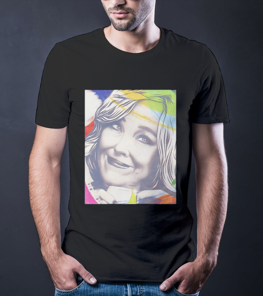 Catherine O'Hara Pop Art Style With Colorful Brushstrokes T-Shirt