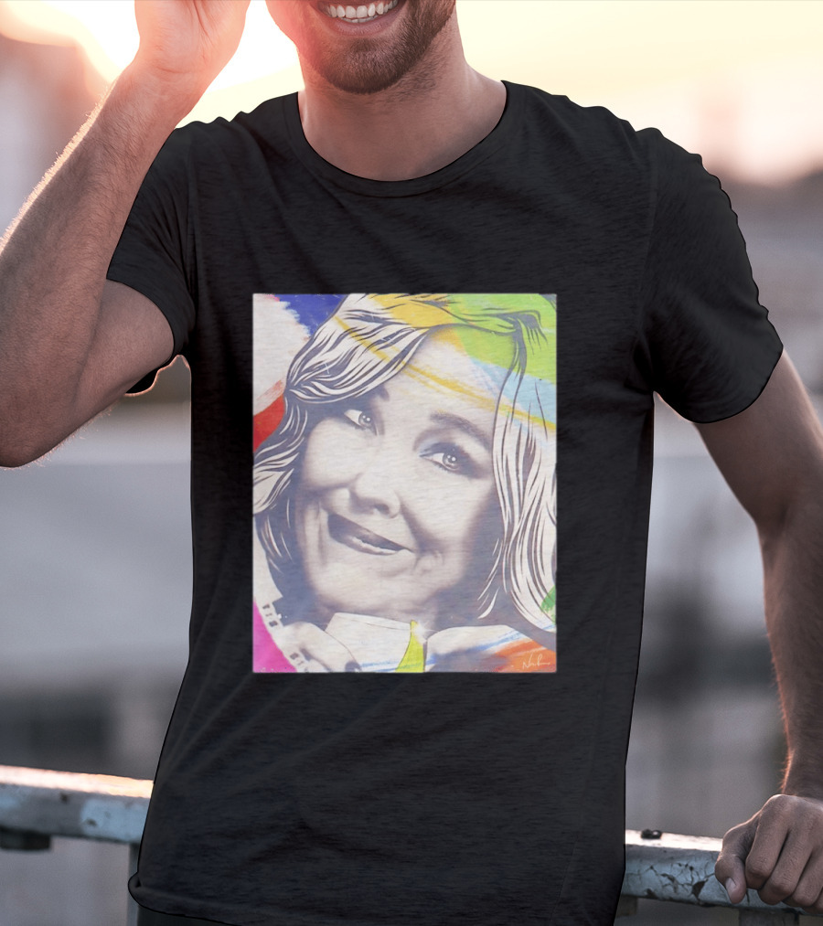 Catherine O'Hara Pop Art Style With Colorful Brushstrokes T-Shirt