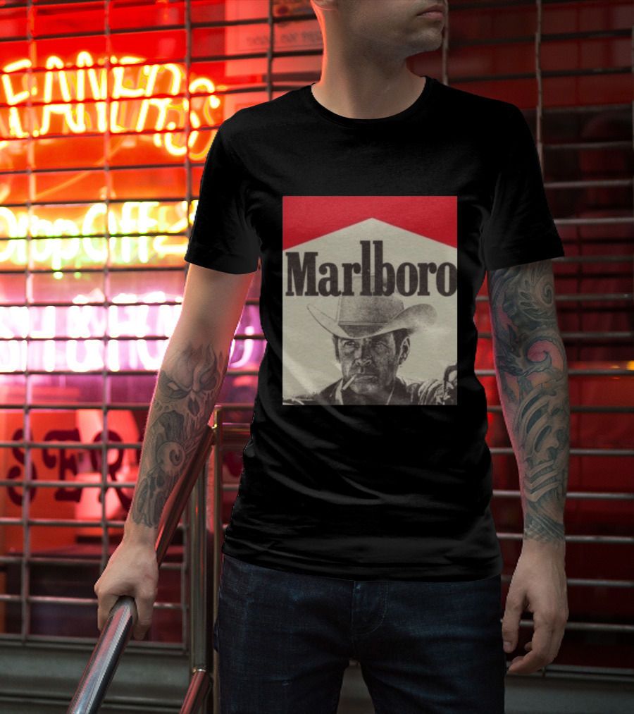 Marlboro Cigarettes Cowboy Marlboro Man Iconic Vintage Style 2026 T-Shirt